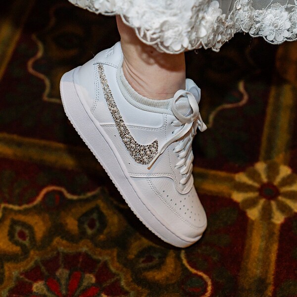 custom wedding nikes