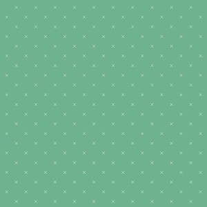 May include: A solid sage green background featuring a repeating pattern of small, white, evenly spaced cross symbols arranged in a grid. The design consists of simple, thin lines forming each individual cross, creating a uniform texture.
