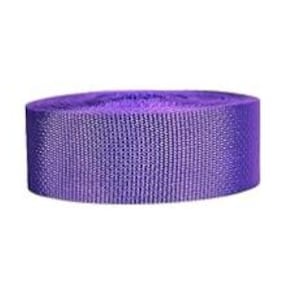 1-1/2" poly webbing/ sale / purple / totes / market bags / lots of uses / chairs/ sold by the foot (12")