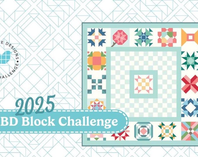 Preorder 2025 riley blake designs block challenge solid color kit