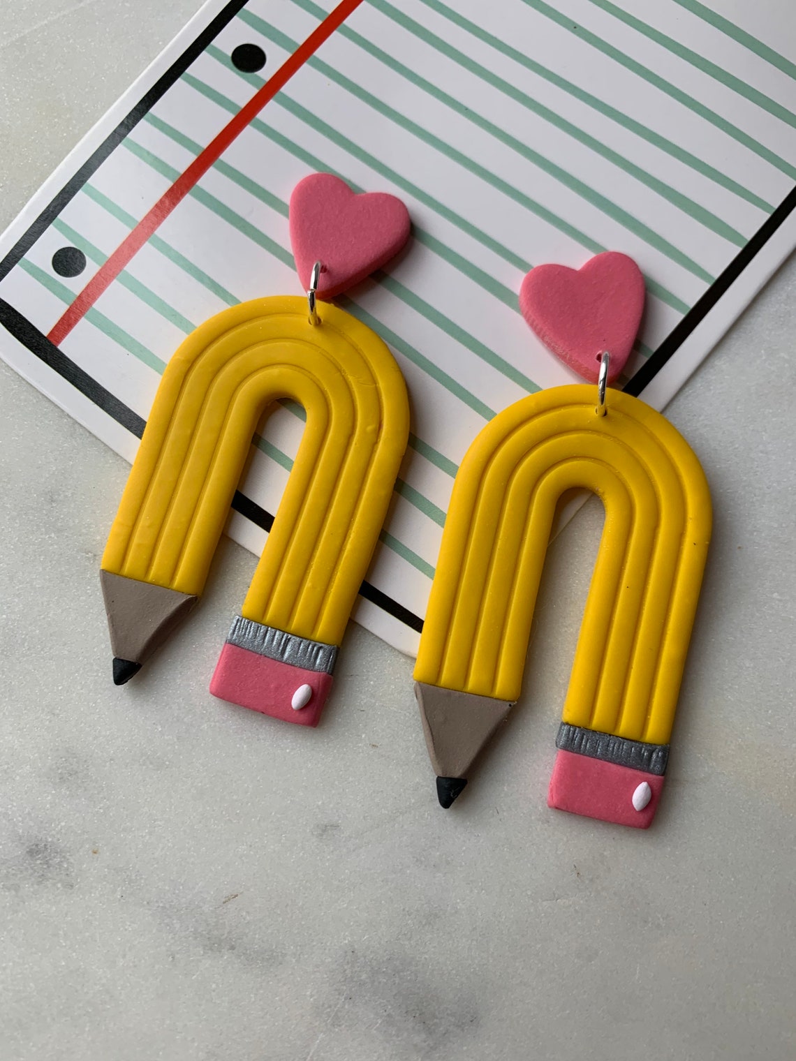 Pencil Earrings Teacher Earrings Etsy