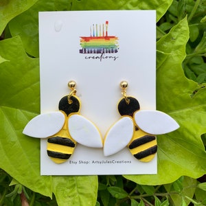 Bumble bee earrings