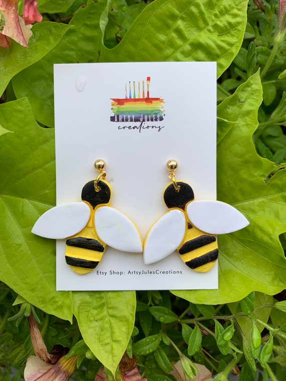 Bumble Bee Earrings Etsy Canada