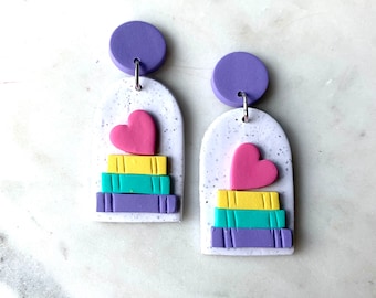 Book earrings
