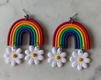 Art teacher earrings| rainbow