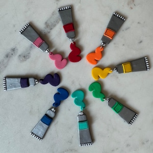 Paint Tube Earrings| Art Teacher earrings