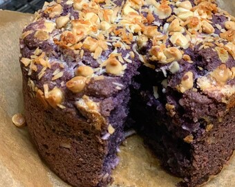 Mini Ube (purple yam) Torte