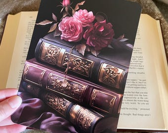 Kindle Case Insert for Paperwhite 11th eReader Clear Case Book Lover Gift Dark Academia Bookish Merch Accessories for Fantasy TBR PRINTABLE