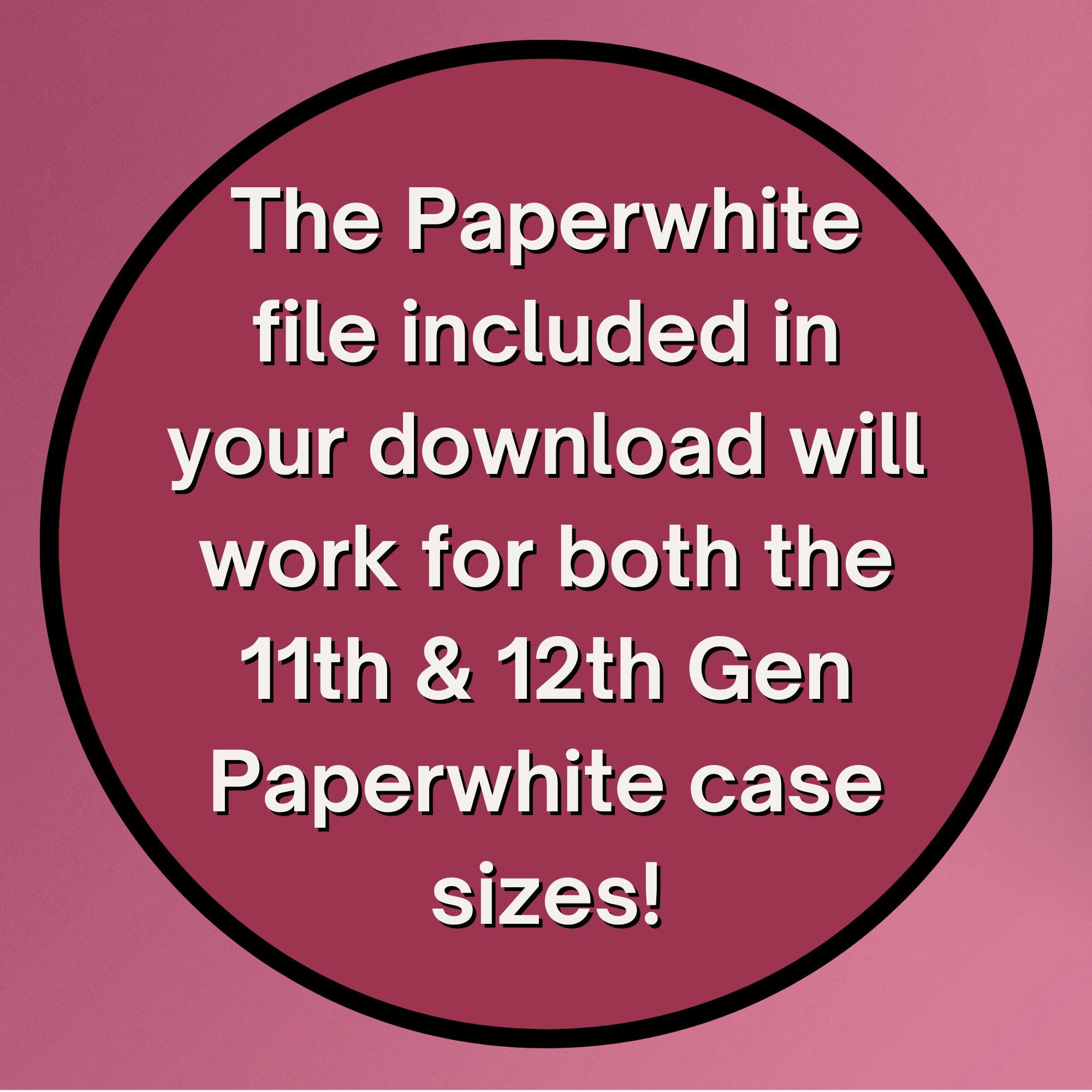 Kindle Insert Paperwhite Basic Oasis BUNDLE Printable for Ebook Clear ...