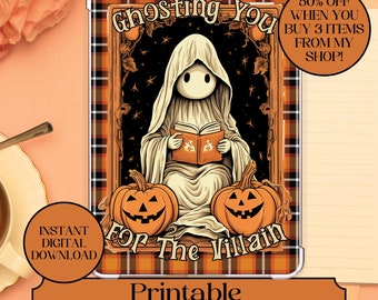 Kindle-hoesje invoegen Paperwhite, standaard, Oasis afdrukbaar voor eReader Clear Case Book Lover Gift Academia Bookish Cottagecore Halloween-merchandise