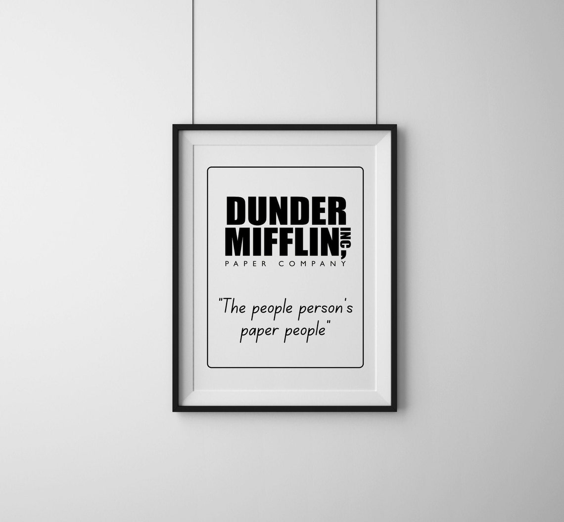 The Office TV Show Prints Wall Decor Funny Printable Wall Art Etsy
