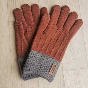 Schlichte zeitlose Damen Handschuhe für Herbst/Winter, dehnbar & warm, mit Touchscreen-Finger in Uni-Farben braun, natur, schwarz Fuchs rot