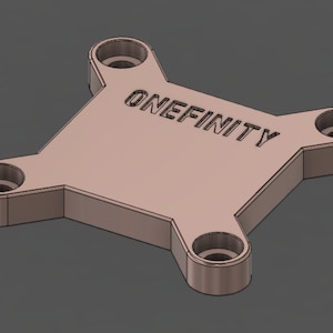 Onefinity Rail Mount Plate - blank (digital files)