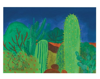 DIGITAL ART - Desert Botanical Garden print, thank you card, wall art