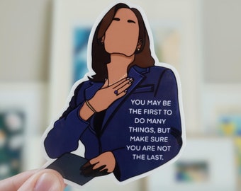 Kamala Harris Women in Politics Sticker Gift for Feminists