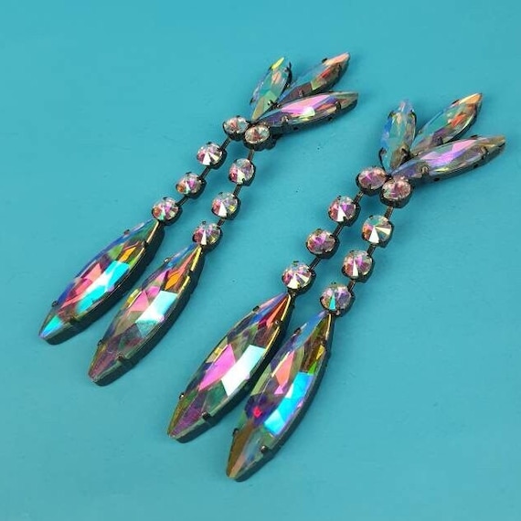 Crystal Earring Clip On Earrings Star Clip On Earrings Swarovski