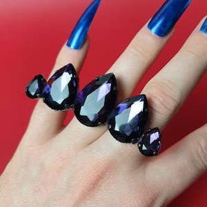 Large Drag Ring, Costume Jewellery Ring