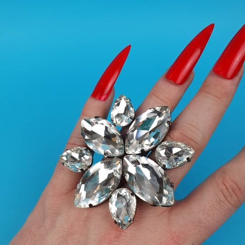 Large Drag Ring Costume Jewellery Ring - Etsy