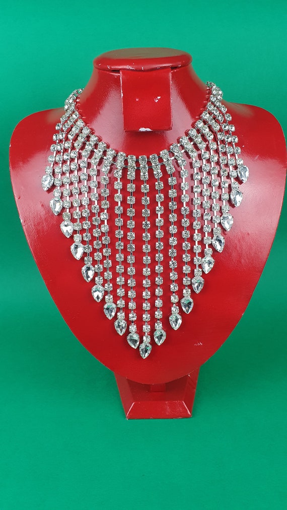 Handmade Premium Crystal Waterfall Perfect for Performers,  Weddings, Drag, Burlesque, Costume Jewellery Made in the UK