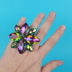 Großer Trachtenring, Modeschmuck Ring