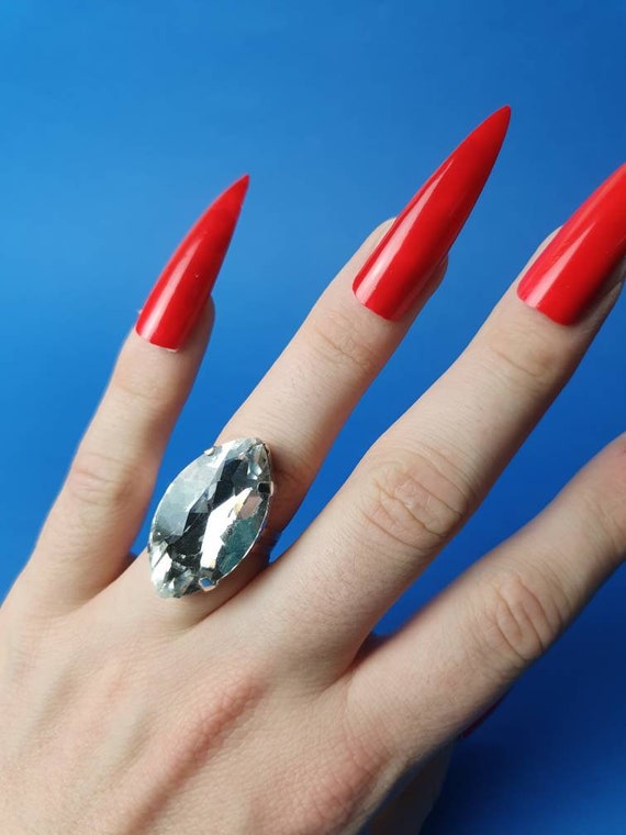 Large Drag Ring Costume Jewellery Ring - Etsy