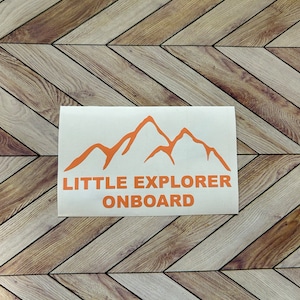 Little Explorer Onboard Decal