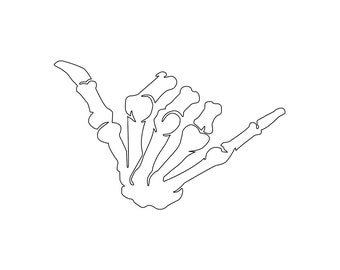 Hang Loose Decal Shaka Decal