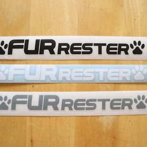 Furrester Car Decal