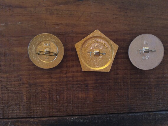 Soviet Space Program Commemorative Pins - image 2
