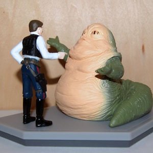 Han Solo / Jabba the Hutt Miniature by Applause 1997