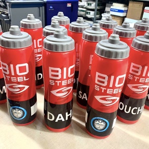 Ensemble d'autocollants personnalisés pour bouteilles d'eau - TEAM SET