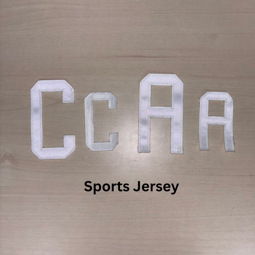 thumbnail image 2 of Iron On Hockey Jersey Patches Captain 2 of 12