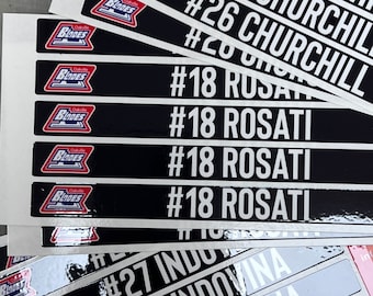 Embroidered Captain/Assistant (C/A) Iron On Twill Patch for Sports Jerseys