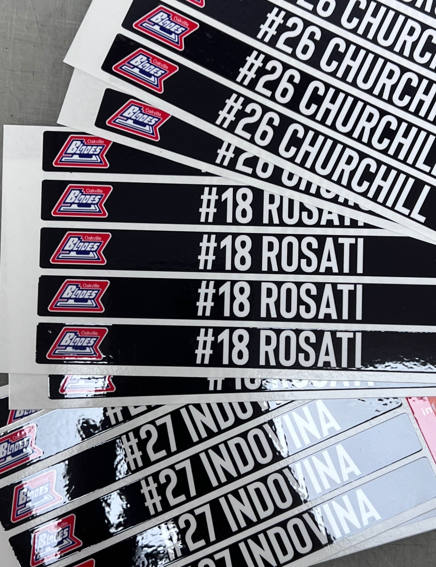 Hockey Stick ID Labels, Hockey Stick Labels, Custom Labels, Hockey Labels, Customized Labels