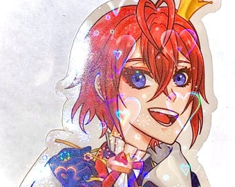 Riddle Rosehearts Strawberry Tart Holographic Sticker