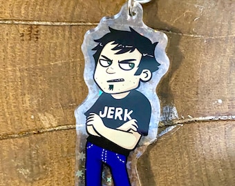 Dan VS Holographic Acrylic Keychain