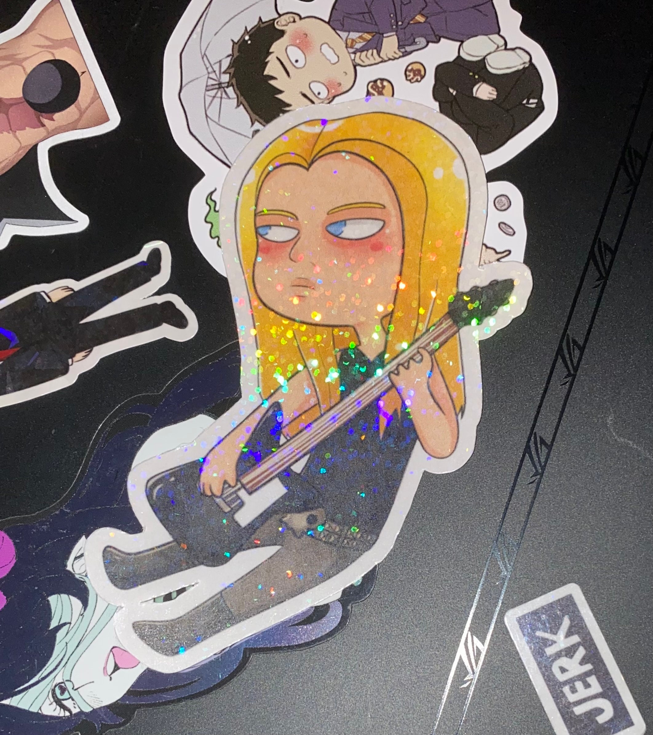 William Murderface's Bass Playing Skills in Dethklok, image size:2124x2390