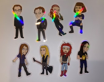 Metalocalypse Holographic Stickers