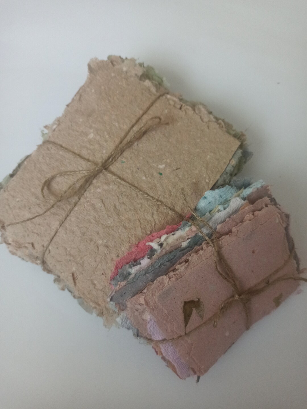 Set of 50 48 Handmade Craft Paper Recycled Textured Fine Art Paper for ...