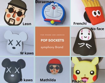 Anime Pop Socket Etsy