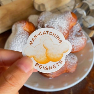 Man-Catching Beignet Sticker