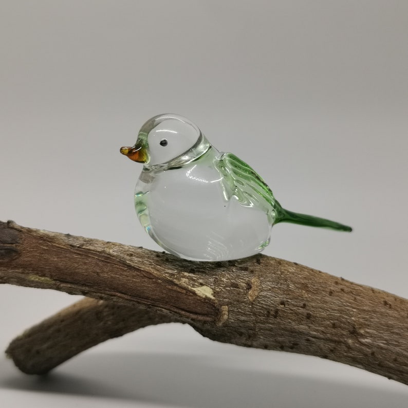 Glass Birds Figurines Stained Glass Bird Blown Glass Bird Etsy