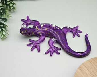手吹きガラスのヤモリ：コレクター向け爬虫類置物 - Etsy 日本