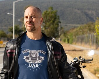 Motorcycle dad T-shirt