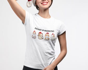Merry Purrrmas  t-shirt