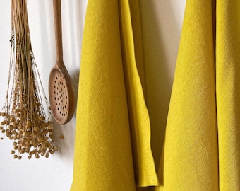 Paño de cocina de lino personalizado - 51 x 114 cm