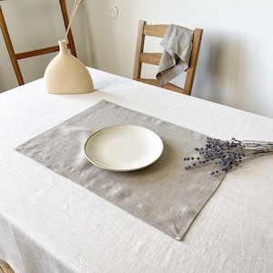 Leinen Tischset, Tischset, Tischset, Tischset, Landhausstil, Landhausstil