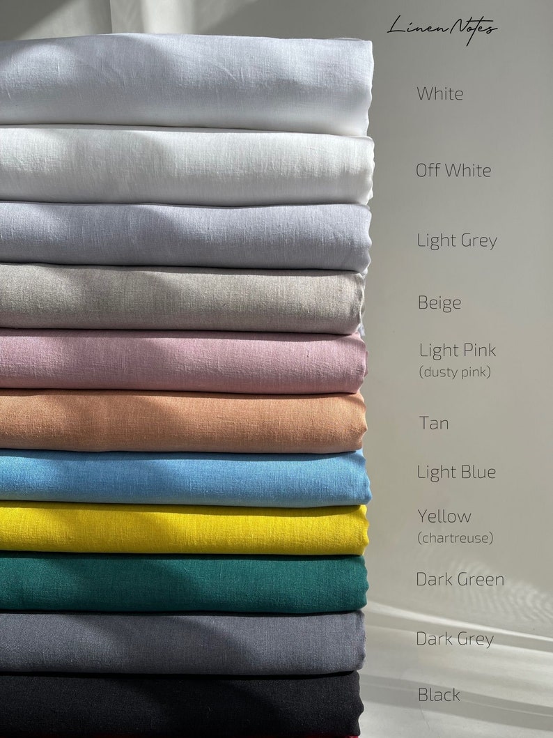 Linen Notes Hemstitch Napkins - Thumbnail 4