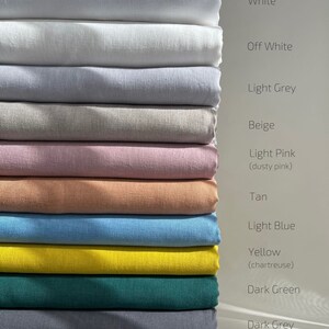 Boho Duvet Cover, Linen Duvet Cover, Washed Linen Quilt Cover in Tan, Linen Bedding, King Duvet Cover, Superking Duvet Cover image 7