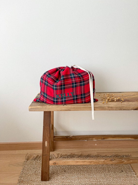 Tartan shoes and bag hotsell